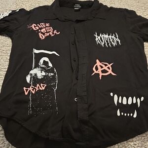 Men's Social Collision Button Up Shirt